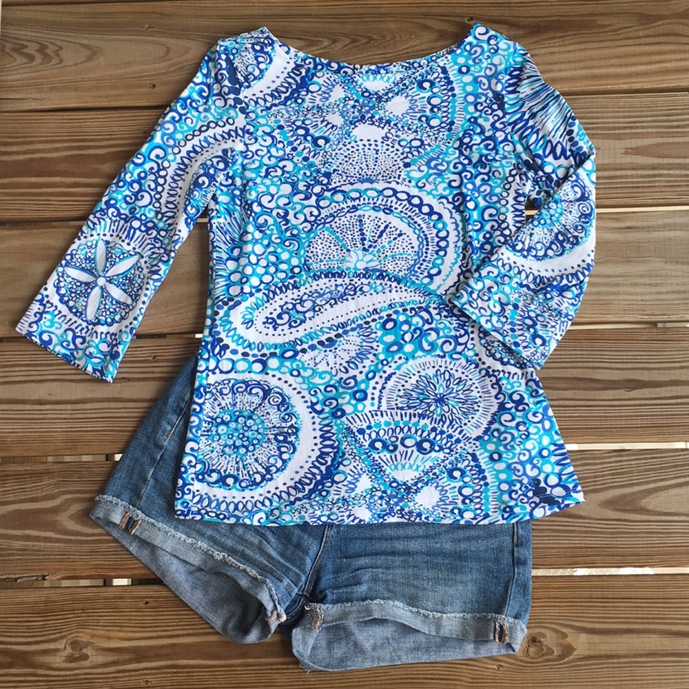 Lilly Pulitzer 3/4 Sleeve Tee